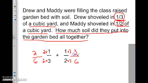 Simplification of fractions also considered. Adding And Subtracting Unlike Fractions Word Problems Youtube
