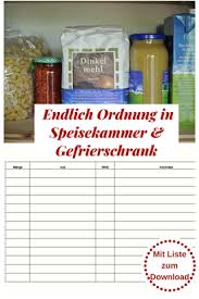 Speisekammer Ordnung Speisekammer Gefrierschrank Organisieren Speisekammer Organisieren