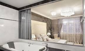 Products & ideas best ideas. Glass Partition Wall Design Ideas And Room Dividers Separating Modern Bedrooms From Bathrooms