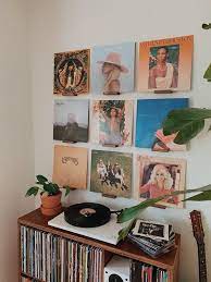 Display Shelves For Your Vinyl Record Collection Create A Gallery Wall Featuring All Your Fave Record Aesthetic Room Decor Retro Room Room Inspiration Bedroom