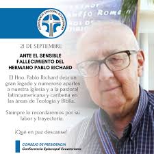 El Hno. Pablo Richard deja un...