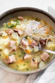 This Delicious Instant Pot Ham And Potato Soup Recipe Is Easy Healthy Quick And Dairy Free Ham And Potato Soup Instant Pot Soup Recipes Potato Soup Recipe