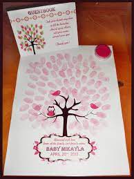 Owl Theme Guestbook Thumbprint Keepsake By Mypreciousarrival 18 00 Owl Baby Shower Baby Shower Fall Baby Shower Inspiration