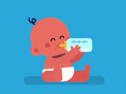 Baby Milk Gif Baby Milk Bottle Discover Share Gifs Milk Bottle Baby Baby Milk Milk Bottle