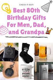Make his or her 75th birthday memorable with one of these fabulous presents! Best 80th Birthday Gifts Ideas For Men Dad And Grandpa At 26 Best 80th Birthday Gifts Ideas F 80th Birthday Gifts Mens Birthday Gifts Unique Birthday Gifts