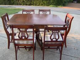 The idea of contemporary minimalist dining room is to keep every little thing easy as well as. Mahogany Duncan Phyfe Dining Table W Lyre Back Chairs Antique Price Guide Details Page
