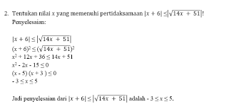 Check spelling or type a new query. Nilai Mutlak Persamaan Dan Pertidaksamaan Nilai Mutlak