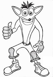 Cortex strikes back, coco, mammal, carnivoran png. Crash Bandicoot 3 Coloring Page Free Printable Coloring Pages For Kids