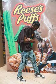 There are 14 cactus jack reeses puffs for sale on etsy, and they cost 38,92 $ on average. Travis Scott At His Reese S Puffs Paris Pop Up Hypebeast