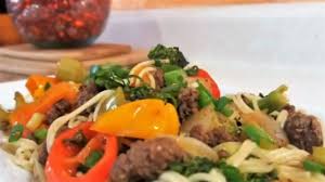 Typically, lo mein calls for chinese egg noodles, but since this is a vegan recipe, you'll want to look lo me. How To Make Hamburger Lo Mein It S Only Food W Chef John Politte Youtube