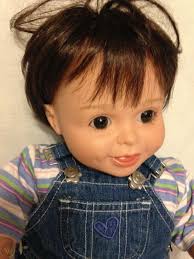 MY TWINN ORIGINAL SCULPTURE BY JAMES CORNWALL TODDLER DOLL 19" W