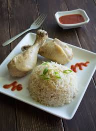 Rice Cooker Hainanese Chicken Rice Recipe Chicken Rice Hainanese Chicken Delicious Healthy Recipes
