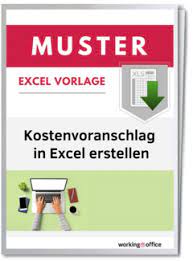 Mit unserer kostenvoranschlag vorlage können sie ihrem kunden schnell und einfach einen individuellen kostenvoranschlag erstellen. Kostenvoranschlag Inhalt Verbindlichkeit Gratis Muster Workingoffice De