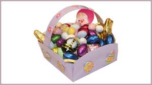 Envie de fabriquer un panier vous même ? Panier De Paques Fait Avec Une Assiette En Papier Youtube