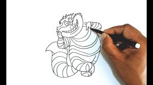 You can create a cheshire cat costume using a handful of supplies. How To Draw The Cheshire Cat From Alice In Wonderland Youtube