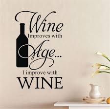 #2 wine bottle tiki torches. Stickers Cuisine Wine Improves With Age I Improve Winebottle Quote Wall Sticker Bar Kitchen Decor Wall Tile Stickers D726 Wall Tile Stickers Wall Stickertile Stickers Aliexpress