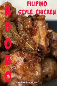 Filipino Chicken Adobong Food Recipes International Recipes
