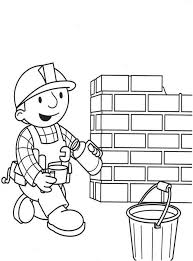 Black Bob The Builder Free Printable Bob The Builder Coloring Pages For Kids Bob The Builder Coloring Pages Coloring Pages For Kids
