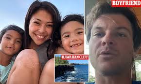 Hawaii mother, 29, drowns after slipping and falling from the top of a  cliff in front of horrified boyfriend who dove in the water himself when  first responders arrived WITHOUT water rescue