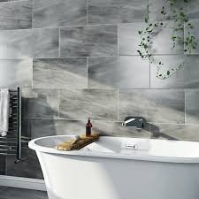 Find inspiration to create your own personal oasis with these projects featuring popular counter materials like marble, quartz, and wood; Arctic Grey Marble Effect Matt Wall And Floor Tile 300mm X 600mm Victoriaplum Com