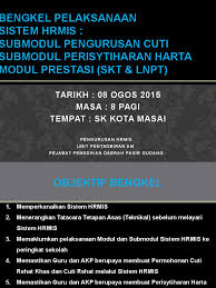 Hrmis merupakan singkatan daripada human resource management information system. Bengkel Pelaksanaan Sistem Hrmis 1