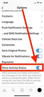 The option that shows your online status to your contacts is called show activity status on the instagram app and website and you can easily toggle it off. How To Disable Online Activity Status On Instagram To Stop Showing When You Re Using The App Osxdaily