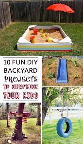 10 Fun Diy Backyard Projects To Surprise Your Kids Diy Backyard Backyard Projects Kids Backyard Fun