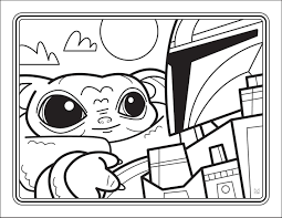 Baby yoda free coloring pages from the tv series mandalorian which takes place in the star wars universe. You Can Get A Free Downloadable Baby Yoda Coloring Book Chip And Company