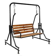 These 15 indoor swings and hammocks are the best way to hang out. 12 Off On Kaushalendra Indoor Wooden Swing Teak Wood Balcony Room Jhula Swings Iron Pipe On Amazon Paisawapas Com