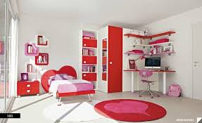 Red And White Kids Bedroom Furniture Sets For Girls With Images Teenager Bedroom Design Kids Bedroom Furniture Sets Bed Design