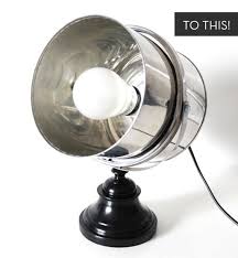 How To Turn A Tin Can Into A Stylish Industrial Table Lamp Industrial Table Lamp Industrial Style Lamps Industrial Mirrors