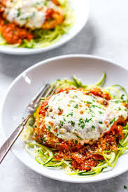 20 Minute Healthy Chicken Parmesan Pinch Of Yum Recipe Healthy Chicken Recipes Healthy Chicken Parmesan Chicken Parmesan Recipe Easy