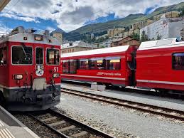 The Most Scenic Train In The Swiss Alps | Bernina Railway | Tirano To St.  Moritz | Sep 2023 - Youtube