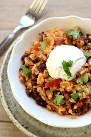 In addition, rice and black beans are high in protein and have at least 10 percent of seven vitamins and minerals. Slow Cooker Mexican Black Beans