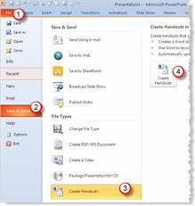 Converting Powerpoint Presentations To Word Documents Powerpoint Word Powerpoint 2010 Words