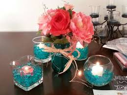 Will give you more ideas on this color palette. Coral And Turquoise Wedding Decorations Novocom Top