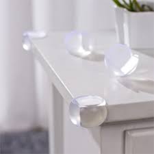5 Piece Clear Silicone Table Corner Edge Protector By Baby In Motion Corner Protectors Baby Baby Corner Corner Guards