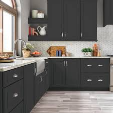 Behr Premium 1 Gal Black Semi Gloss Enamel Interior Cabinet And Trim Paint 712301 The Ho In 2020 Painted Kitchen Cabinets Colors New Kitchen Cabinets Kitchen Design