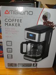 Find great deals on ebay for bathroom glass jars. Aldi Ambiano 12 Cup Coffee Maker Coffee Maker Drip Coffee Maker Coffee
