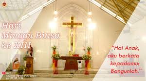 Misa hari minggu prapaskah v 21 maret 2021 pk 07 00 wib. Perayaan Ekaristi Minggu Biasa Xiii 27 Juni 2021 Youtube