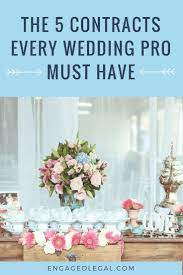 5 Contracts All Wedding Event Pros Must Have Are You A Wedding Planner Photographer Baker Designer Flo Wedding Pro Wedding Event Planner Wedding Vendors
