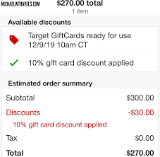 The gift card promo can only be used to purchase target gift cards, not other gift. Save An Easy 30 At Target By Purchasing Gift Cards Today Only 2 Michael W Travels