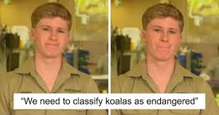 Robert irwin is known affectionately as bob bob by his dad steve irwin is his dad's son in every. Robert Irwin Struggles To Hold Back Tears While Discussing The Impact Of The Australian Bushfires Bored Panda