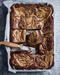 Peanut Butter Brownies Recipe Delicious Magazine Recipe Peanut Butter Brownies Recipe Peanut Butter Brownies Chocolate Brownies