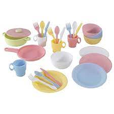Get started with ideas from our favorite. Buy Kidkraft 27 Piece Pastel Cookware Set Plastic Dishes And Utensils For Play Kitchens Gift For Ages 18 Mo Online In Taiwan B000gr75sc