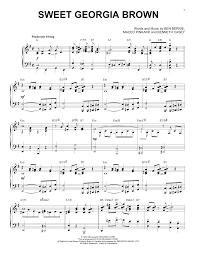 Restaurants near sweet georgia brown bar b que buffet. Count Basie Sweet Georgia Brown Jazz Version Sheet Music Pdf Notes Chords Jazz Score Piano Solo Download Printable Sku 429015