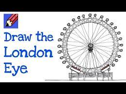 How To Draw The London Eye Real Easy | Shoo Rayner