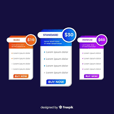 Download Flat Price List Collection For Free Price List Template Vector Free Website Banner