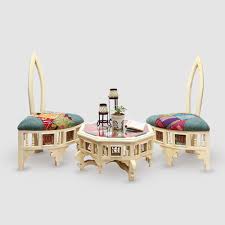 It's is about the #virtual #budgetmakeover of the #diningarea of my dear. Exclusivelane Teak Wood Modern Low Rise Living Room Cum Lobby Chair Table Set With Dhokra Patch Work Wooden Chair Sofa Chair For Home Living Room Rest Chair Dining Set Wooden