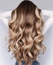 Brown hair with blonde highlights and lowlights. Ejo9e2erbaul7m